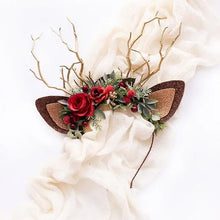 Laden Sie das Bild in den Galerie-Viewer, Weihnachts-Hirsch-Stirnband