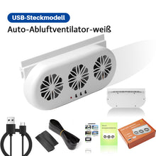 Laden Sie das Bild in den Galerie-Viewer, Solarbetriebener Autoabluftventilator