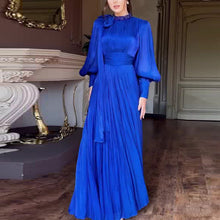 Laden Sie das Bild in den Galerie-Viewer, Laterne Langärmeliges Kleid ohne Taille