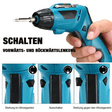 Laden Sie das Bild in den Galerie-Viewer, Multifunktionale wiederaufladbare elektrische Mini-Handbohrmaschine