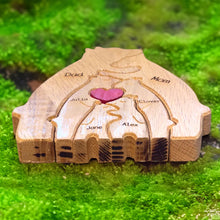 Laden Sie das Bild in den Galerie-Viewer, DIY Holzpuzzle Ornament