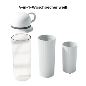 Tragbarer 3 / 4-in-1-Reise-Mundwasserbecher