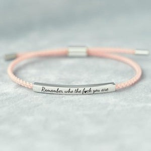 Geflochtenes, verstellbares Inspire-Armband