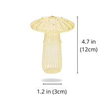 Laden Sie das Bild in den Galerie-Viewer, Handgefertigte Pilzknospenvase aus Glas