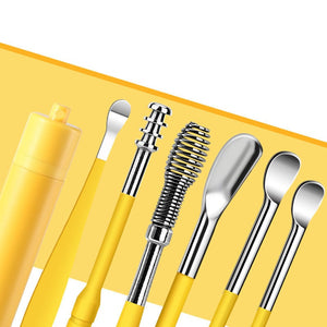 6-teiliges Edelstahl Ohrpflege-Set