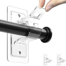 Laden Sie das Bild in den Galerie-Viewer, Sakerplus® Vorhangstangenhalterungen ohne Bohren
