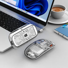 Laden Sie das Bild in den Galerie-Viewer, Kabellose transparente Bluetooth-Maus