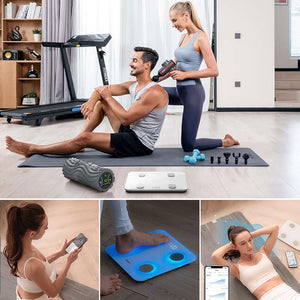 Smarte Bluetooth Körperfettwaage mit BMI