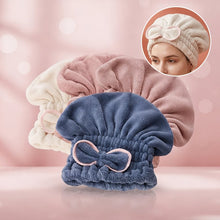 Laden Sie das Bild in den Galerie-Viewer, Super saugfähiges Haarhandtuch-Turban-Set
