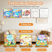 Laden Sie das Bild in den Galerie-Viewer, Reusable Magic Water Doodle Books for Kids
