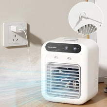 Laden Sie das Bild in den Galerie-Viewer, 3-in-1 Tragbarer Kühlventilator mit 2-Stufen-Nebelfunktion