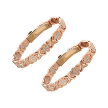 Laden Sie das Bild in den Galerie-Viewer, Elegantes Blumenarmband aus Kupfer