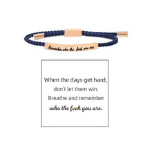 Laden Sie das Bild in den Galerie-Viewer, Geflochtenes, verstellbares Inspire-Armband