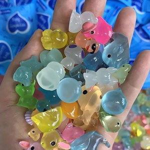 Mini Glow-In-The-Dark Tierfiguren Blind Bags