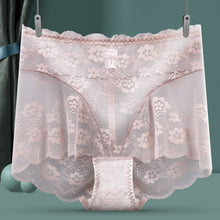 Laden Sie das Bild in den Galerie-Viewer, Atmungsaktive Slips mit hoher Taille für Damen