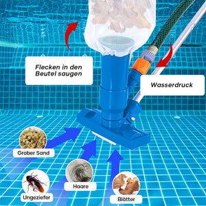 Pool-Staubsauger-Reinigungsset