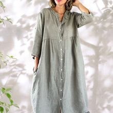 Laden Sie das Bild in den Galerie-Viewer, Einfacher, stimmungsvoller, lockerer Kleid