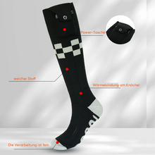 Laden Sie das Bild in den Galerie-Viewer, Lange wiederaufladbare beheizte warme Socken
