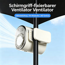 Laden Sie das Bild in den Galerie-Viewer, 360° drehbarer halb-kühlender Clip-Ventilator