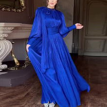 Laden Sie das Bild in den Galerie-Viewer, Laterne Langärmeliges Kleid ohne Taille