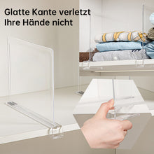 Laden Sie das Bild in den Galerie-Viewer, Regalteiler aus Acryl für die Schrankorganisation