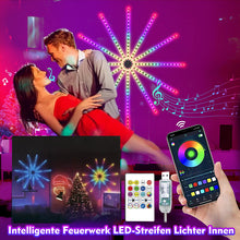 Laden Sie das Bild in den Galerie-Viewer, LED-Feuerwerkslicht mit Bluetooth