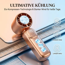 Laden Sie das Bild in den Galerie-Viewer, Mini-Kühlventilator mit Kühlakku
