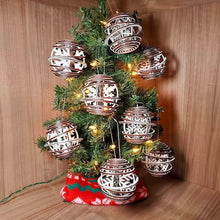 Laden Sie das Bild in den Galerie-Viewer, ❄3D-Doppelspiral-Schneeflocken | Weihnachtsschmuck