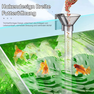Multifunktionaler Futterspender für Aquarien