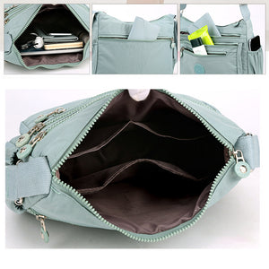 Wasserdichte lässige Umhängetasche mit mehreren Taschen