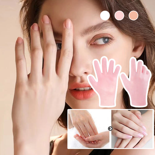 Feuchtigkeitsmaske für die Hände aus Silikon