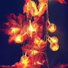 Laden Sie das Bild in den Galerie-Viewer, LED-Kürbis-Ahornblatt-Dekorationsleuchten