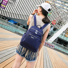 Laden Sie das Bild in den Galerie-Viewer, Modischer Oxford-Rucksack für Damen