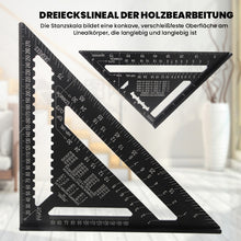 Laden Sie das Bild in den Galerie-Viewer, Dreieckslineal für Holzbearbeitungswerkzeuge aus Aluminiumlegierung