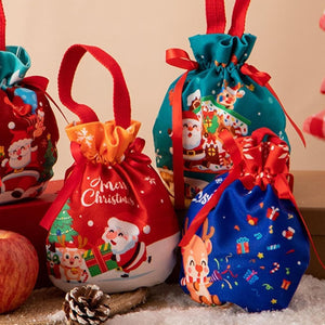 Weihnachtliche Apfel-Geschenktüte