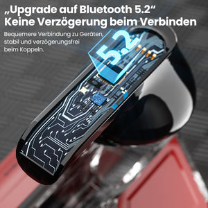 Kabelloses Headset mit semi-in-ear Design