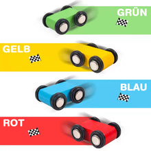 Laden Sie das Bild in den Galerie-Viewer, Spielzeug-Schienenauto aus Holz