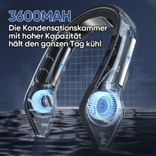 Laden Sie das Bild in den Galerie-Viewer, Tragbarer Halsventilator für Nackenklimaanlage