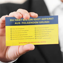 Laden Sie das Bild in den Galerie-Viewer, Antifalschparker Karten