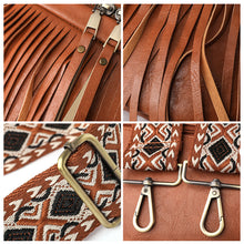 Laden Sie das Bild in den Galerie-Viewer, Vintage Crossbody Tasche mit Quaste