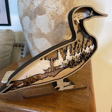Laden Sie das Bild in den Galerie-Viewer, Holzschnitzerei Entenornamente