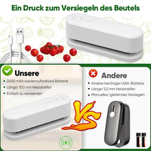 Laden Sie das Bild in den Galerie-Viewer, Tragbare wiederaufladbare Drucksiegelmaschine