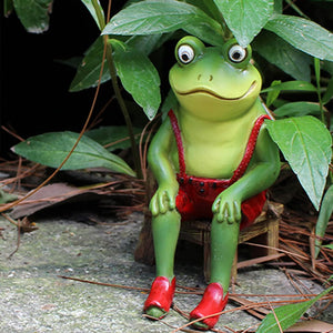 Sitzfrosch Kreativ Ornament