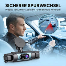 Laden Sie das Bild in den Galerie-Viewer, 360°-Rundumsicht-4-Kanal-Dashcam
