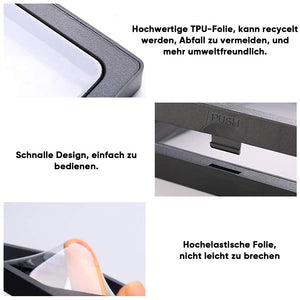 Transparente, flexible Aufhängebox aus Acryl