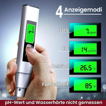 Laden Sie das Bild in den Galerie-Viewer, Neu 4 in 1 Tds Meter Digital Wasser Tester