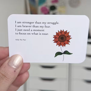 Angst-Affirmations-Kartenpaket