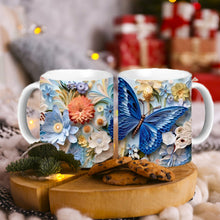 Laden Sie das Bild in den Galerie-Viewer, Wasserbecher mit Schmetterlingsblumen-Aufdruck