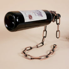 Laden Sie das Bild in den Galerie-Viewer, Hängendes Weinregal mit Kette