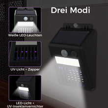 Laden Sie das Bild in den Galerie-Viewer, Solar Mückenvernichter-Wandlampe